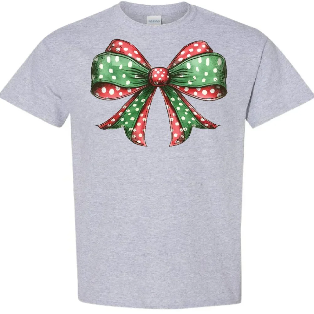 Christmas Bow Graphic Tees - Picture 8 of 16